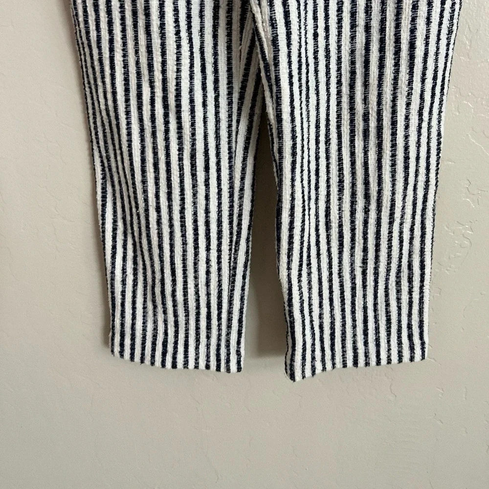 Loft‎ Lou & Grey Jumpsuit XXS Blue White Stripped Sleeveless
